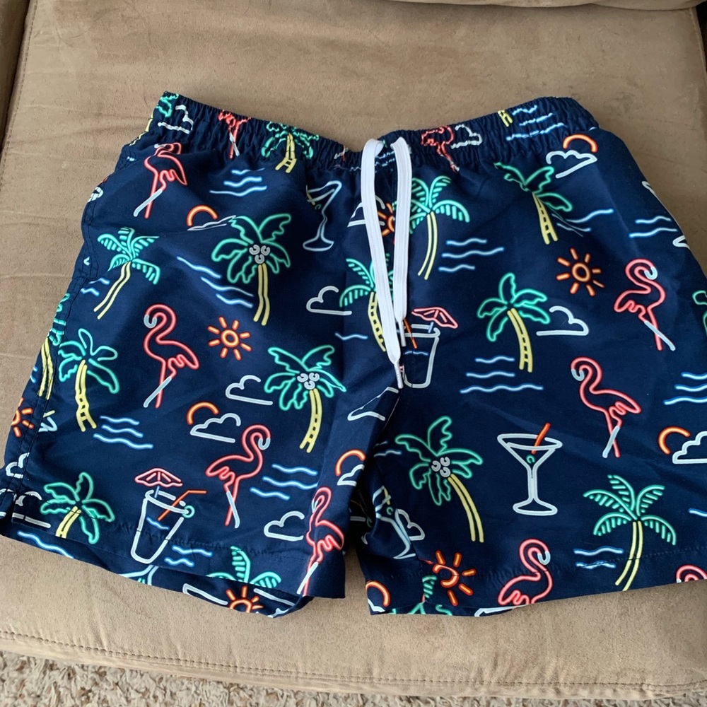 Neon Lights Chubbies swim trunks